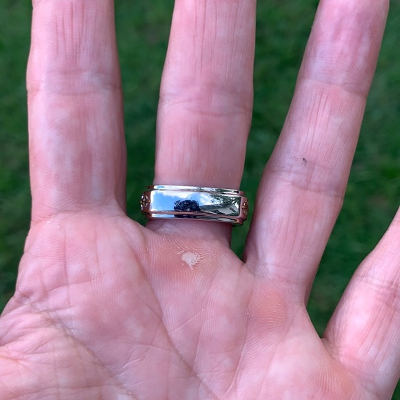 Micheal Valitutti Sterling Smokey Quartz Ring - Picture 6 of 17